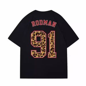 FLICBS | Plus Size American Vintage Leopard Print 91 Number T-Shirt