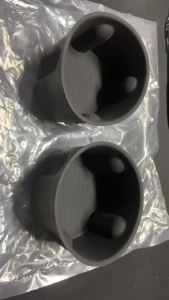 for Tesla Model YL 2026 Accessories Third 3 Row Water Cup Holder Y L 3rd Row Silicone Cup Insert Anti-Slip Cup Tray Organizer