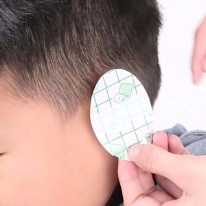 100pcs Baby Waterproof Ear Covers Waterproof Baby Shower Ear Stickers