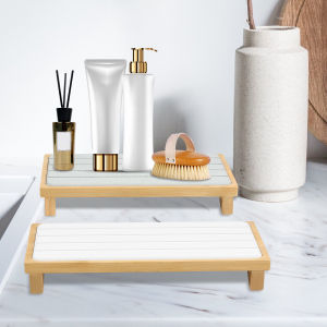 Sink Caddy Tray Soap Holder Instant Dry Kitchen Bathroom Organizer Diatomaceous Earth Stone Drying Mat Multi-Function Organizer