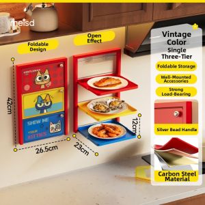 MEISD | Wall Mounted Foldable Storage Shelf