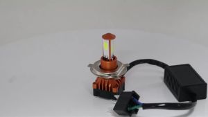 KEVANLY | 1PCS Motorcycle H4 LED Bulbs 75W White Yellow High Bright Lights High Low Beam LED Headlight with Cooling Fan Headlamps