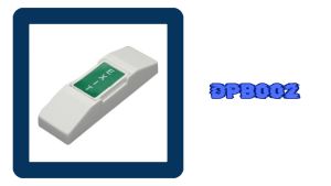 Small Green Exit Button to Release Door Access Control Push Button White DPB002