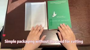 9pcs Waterproof PVC Book Cover for A4/16K/22K Books - Durable Stationery Protector Office & School Supplies