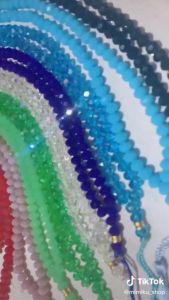 tasbih kristal tasbih manual isi 99 butir bahan kristal ceko