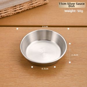 Korean Style 304 Stainless Steel Sauce Bowl