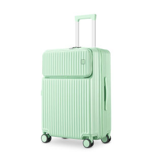 Residane Luggage 20 Inch Fashionable Travel Suitcase with Front Opening Silent Wheels Travel Bag for Men And Women