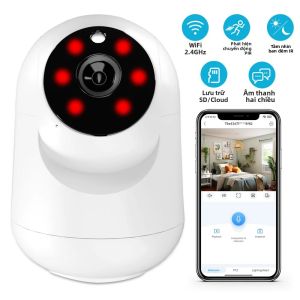 Fuers 3MP IP Camera Tuya nhà thông minh trong nhà Wifi giám sát không dây âm thanh cam CCTV tự động theo dõi An ninh bé màn hình