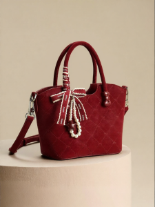 Josiny | Retro Diamond Pattern Fashion Large Capacity Handbag