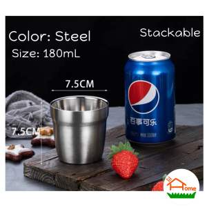 [LIL HOME] 304 Stainless Steel CUP DOUBLE WALL INSULATION