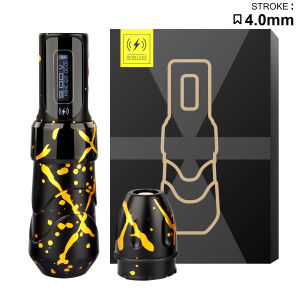 DMTATTOO | DM Flux MAX Wireless Tattoo Machine Coreless Brushless Motor 4.0MM Stroke 2400mAh Large Capacity 1 Battery for Permanent Makeup