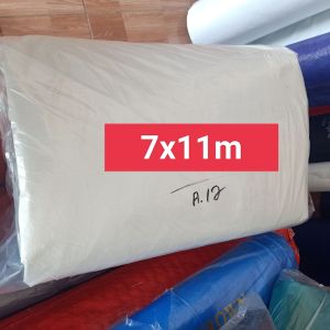 TERPAL A12 PUTIHUKR 7x11m kuat dan tebal.