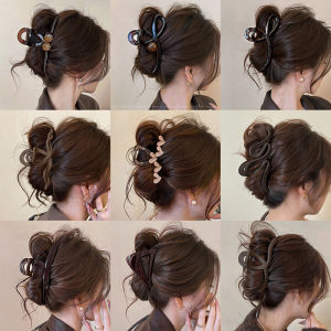 Large Size Shark Hair Clip Womens Stylish Hair Accessories Back of Head Hair Grips Fashionable Hairpins Korean Style