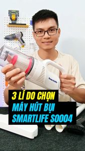 Máy hút bụi không dây SMARTLIFE S0004 đa năng lực hút mạnh 12.000Pa bộ phụ kiện làm sạch 7 món
