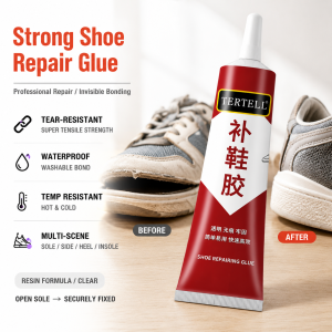 2/4PCS Shoe Repair Adhesive Soft Resin Waterproof Transparent No Harden No Whiten Washable Temp Resistant for Cobbler Sole Fix