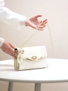 Tas Love Rantai Pesta Wanita Fashion Import Selempang Korean Bag Style Shoulder Sling Bag Rantai