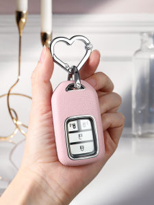 Car Keychain Heart Shape High End Spring Open Mouth Couple DIY Quick Hanging Buckle Driving Personal Item Interior Accessories