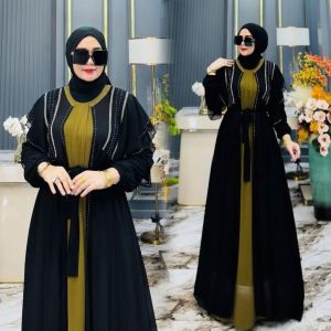 ZIFA FASHION || COD || ADREENA DRESS CRUTY PAYET SWAROVSKI MEWAH || GAMIS CRUTY ABAYA MODEL TERBARU SIAP KIRIM || Arabain GAMIS MAYUNG BESTSELLER || *QS