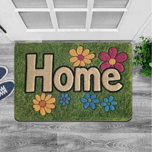 VIKAMA HOME Thảm Trải Sàn Bằng Bọt Biển Hình Hoa Nhỏ Thảm Trong Nhà Mềm Mại Thoải Mái Cho Nhà Bếp Phòng Khách Phòng Ngủ Phòng Tắm - Thảm Polyester
