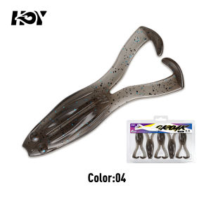 KINGDOM | Kingdom Frog Shadow Soft Fishing Lure 90mm 6.2g 5pcs Realistic Frog Bait Soft Plastic Lure Swimbait Bass Fishing Tackle