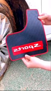 Bộ 2 Tấm  Chắn Bùn Chắn Nước Bùn Đất Văng Lên Xe Ô Tô Chất Cao Su [Tặng Kèm Ốc Vít]