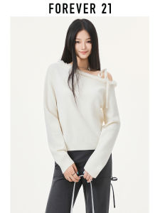 Forever21 | Slanted Shoulder Adjustable Strap Soft Knit Top
