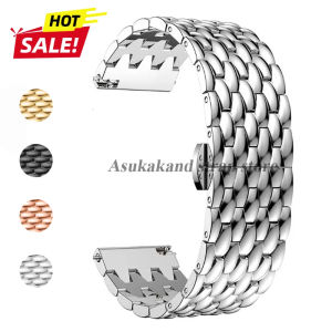 Stainless Steel Watch Bands 20mm 22mm for Huawei for Amazfit Watchstrap for Samsung Quick Release Universal Women Men Bracelets