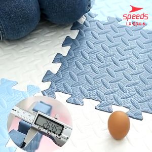 SPEEDS Evamat Matras Puzzle Karpet 30x30cm 20mm Puzzle Matras Eva Alas Lantai Anti Slip 034-4 034-13