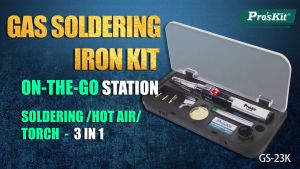 ProsKit GS-23K Gas Soldering Iron Kit-Auto Ignition