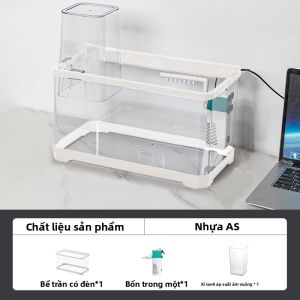 HUICHONG | Bộ Lọc Bể Cá Phòng Khách Tạo Oxy Nhỏ Dành Cho Bể Nuôi Cá Vàng