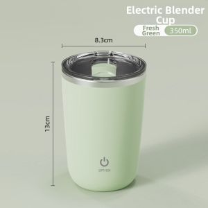 Portable Automatic Electric Stirring Cup High Aesthetic Value Coffee Cup Rechargeable Office Rotating Magnetic Water Cup