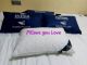 Hilton double lining pillows 3d design