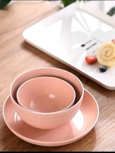 [ TBE HOME FURNITURE ] Mangkok 11.5cm Food Grade Ramah Lingkungan / Mangkuk Jerami Gandum Food Grade MK003-1