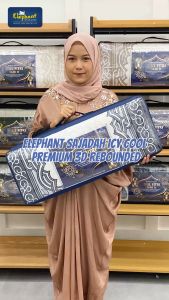 Elephant Sajadah Icy Cool Premium 3D Rebounded / Sajadah Tebal