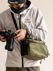 Durable Crossbody Camera Bag for Nikon Sony Fuji Leica Mirrorless Photography Bag Convenient Handheld C-M024 by MYBRANDORIGINAL