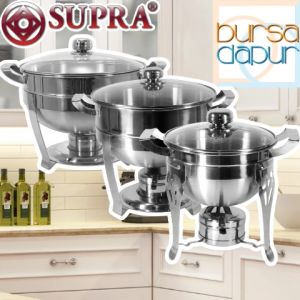 Supra Stainless Steel Round Pemanas / Warmer Deep Bowl 28 cm