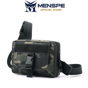 MENSPE Mens Chest Bag Fashion Cross-Body Bag Outdoor Waterproof Shoulder Bag Camouflage Sports Bag Large Capacity Bag For Men