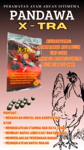 PANDAWA X TRA 50 PILL - rawatan harian ayam muda