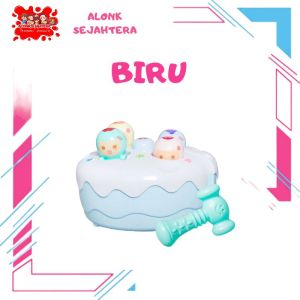 [ALONK.S] [BELI DIATAS 50RB FREE GIFT] Mainan Kue Tart Musik Fruit Knock Whack Mole - Mainan Bayi / Toddler