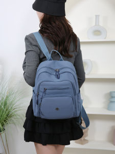 Casual Oxford Cloth Dual Shoulder Bag for Women 2025 New Style Commuting Travel Lightweight Backpack Suitable for Students And Daily Use