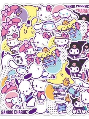 Sanrio Character Stickers 50 Sheets