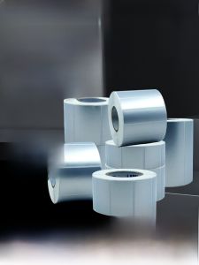 High Quality Matte Silver Self Adhesive Barcode Printing Paper PET Label Stickers Waterproof Oil Resistant for Thermal Transfer