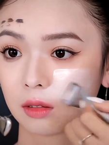 Flat-head Foundation Brush Ultra-thin Brush Head Traceless Foundation Makeup Foundation Make-up Brush Ultra-thin Natural Skin Concealer Brush Facial Mask Brush 化妆刷