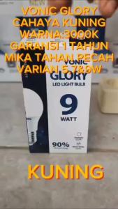 LAMPU LED VONIC BOHLAM LED CAHAYA KUNING LAMPU LED WARM WHITE GARANSI 1 TAHUN