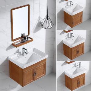 Space Aluminum 6040 Bathroom Cabinet Group Wall Mounted Wash Basin Face Room Balcony Washing Pool Table Wash Sink Single Hole