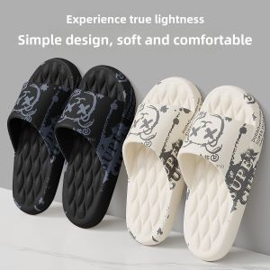 Mens Outdoor Slip-On Slippers Anti-Slip Odor-Resistant Home Indoor Youth Outdoor Cooling Sandals Comfortable Breathable EVA
