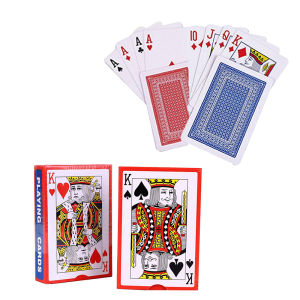 54 Sheets/set 56x86 Millimeter Gray Paper Core Playing Cards Magic Tools Party Board Games Casual Entertainment Games Toy Gifts