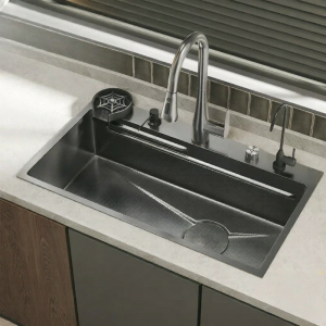 Scrap-resistant Kitchen Single Bowl Sink