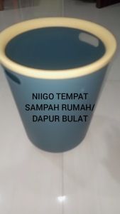 Tempat Sampah Bulat Minimalis Tong Sampah Bundar Estetik 7L