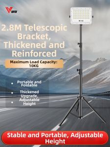 Telescopic and Adjustable Lighting Stand Tripod